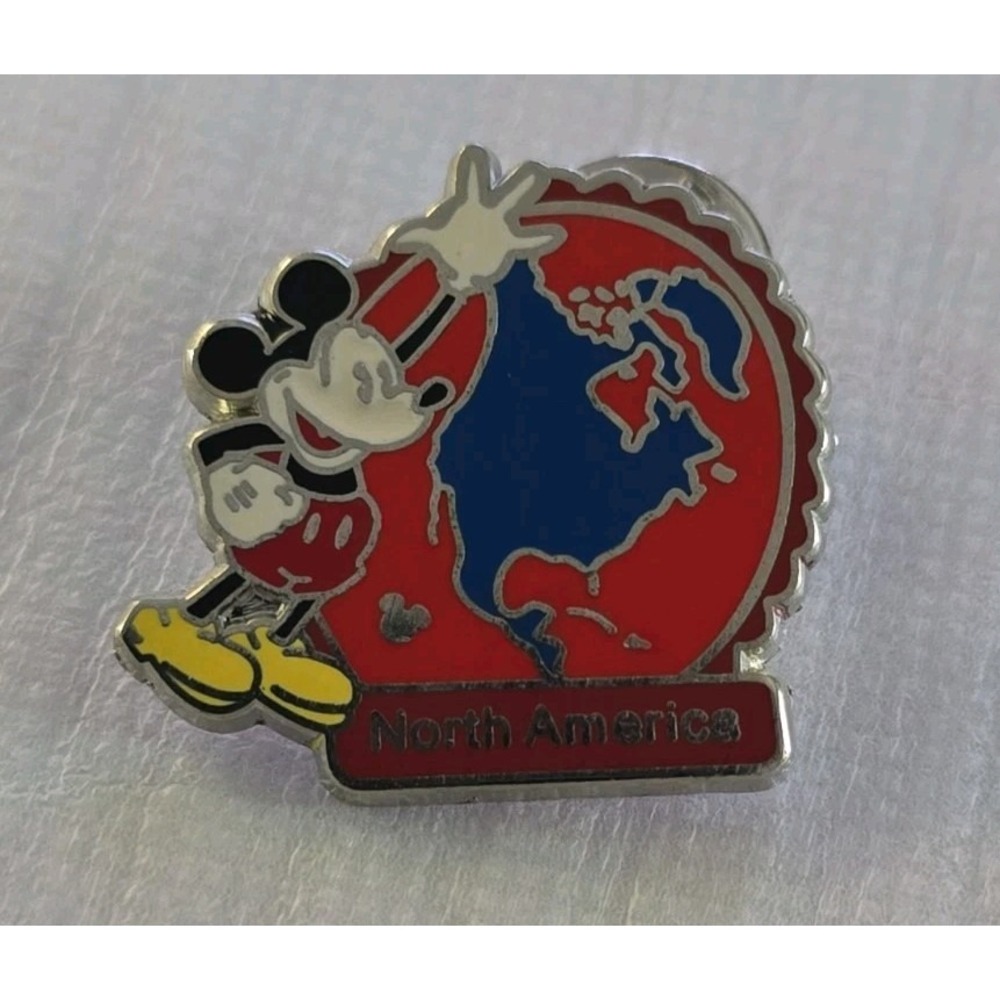 Disney Pin 2012 Hidden Mickey Series Continent Stamps Collection North America